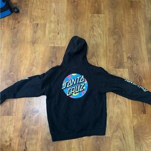Santa Cruz Black Hoodie